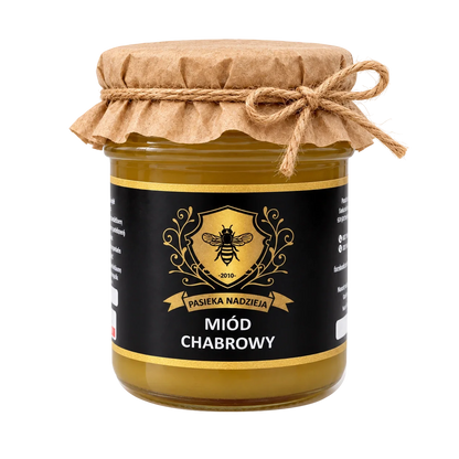 Miód chabrowy, mały słoik 450 g