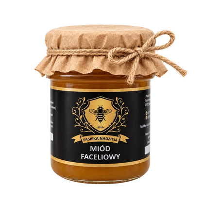 Miód faceliowy, mały słoik 450 g
