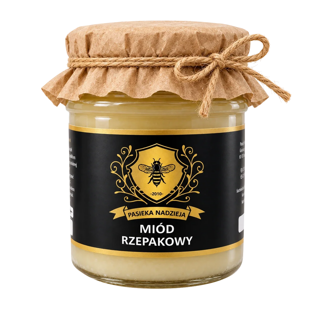 Miód rzepakowy, mały słoik 450 g