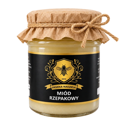 Miód rzepakowy, mały słoik 450 g