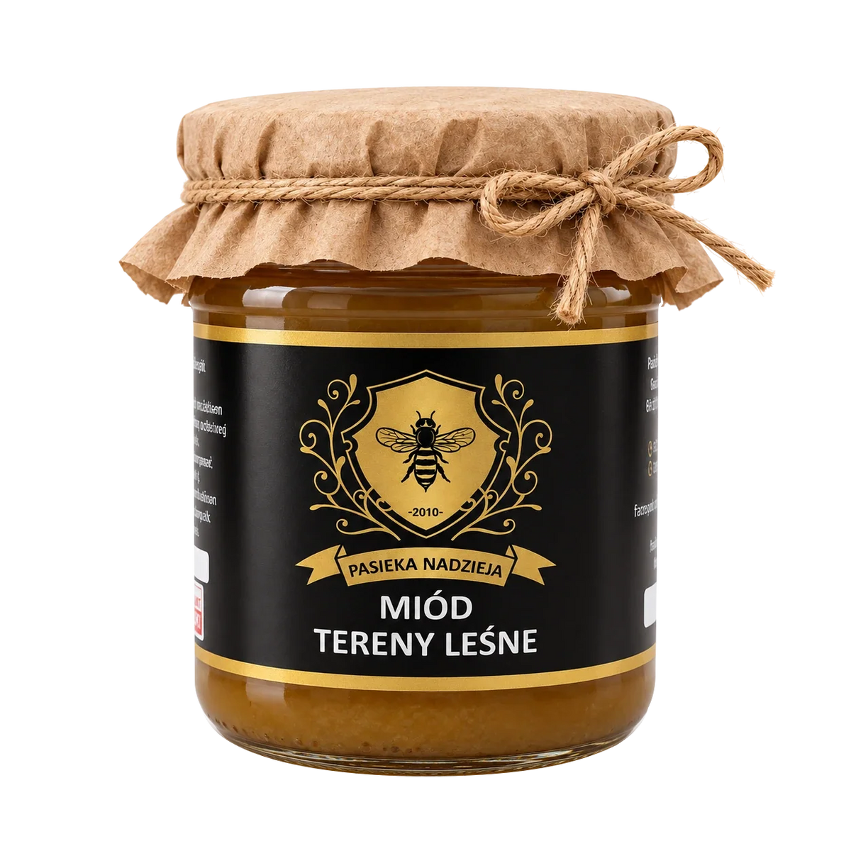 Miód tereny leśne, mały słoik 450 g