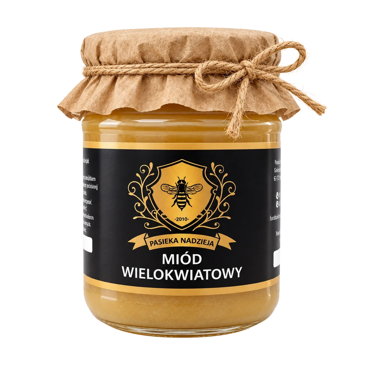 Miód wielokwiatowy, mały słoik 450 g